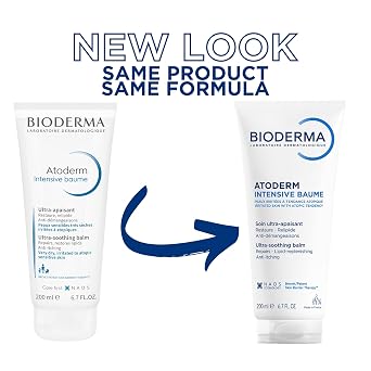 Bioderma Atoderm Intensive Balm, Nourishing Body Cream- for Very Dry Sensitive Skin, 6.8 Fl Oz