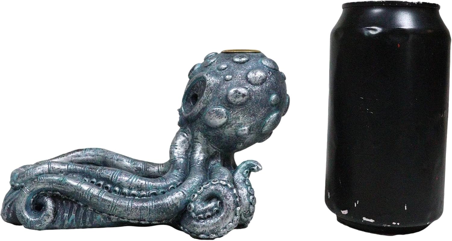 Ebros Gift Nautical Marine Deep Ocean Titan Cthulhu Octopus Tentacles Sea Monster Backflow Incense Cone and Stick Burner Figurine Home Aromatherapy Fragrance Holder