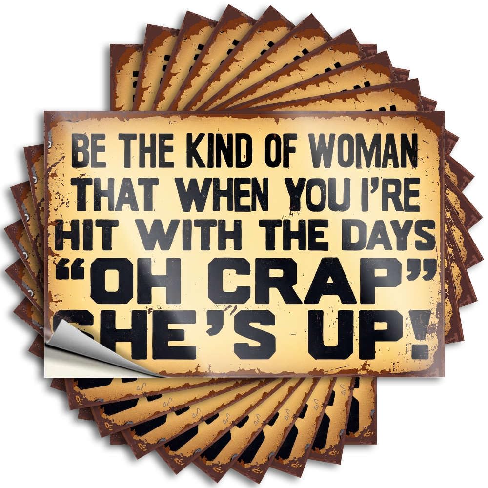 Fzfn Colour Stickers Large Waterproof Vinyl Sticker | Be The Kind Of Woman Encouraging Case For Christmas Diy Projects(6X9cm)