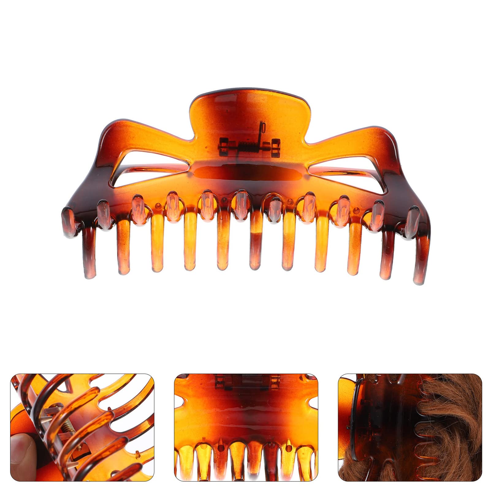 MAGICLULU 4 Set Di Fermagli Per Grandi Per Donne E Ragazze Per Parrucchieri in Materiale Acrilico 2 Pezzi*4