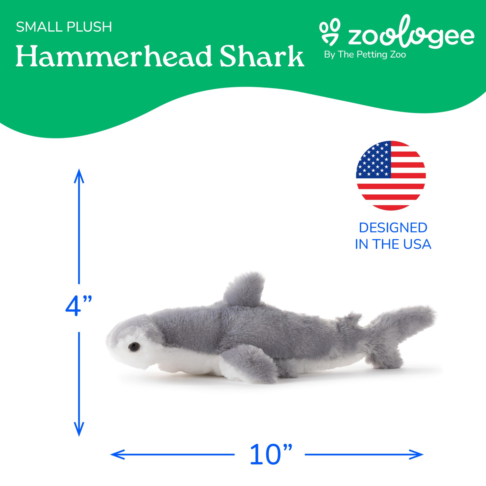 Amazon.com: The Petting Zoo Hammerhead Shark Stuffed Animal