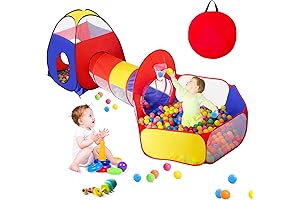 3-in-1 Kids Play Tent for Imaginative Play and Development for Toddlers Ages 1-3