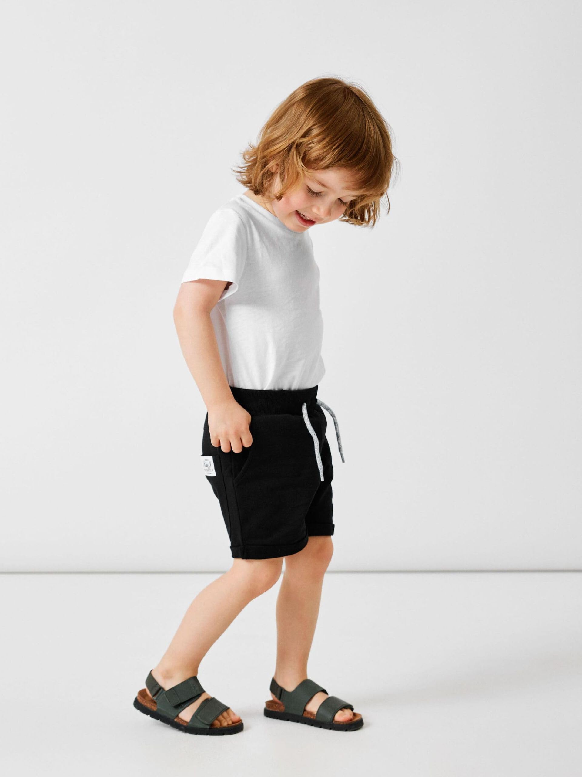 NAME IT Nkmhonk Swe Long Shorts UNB Noos Pantalones Cortos para Niños