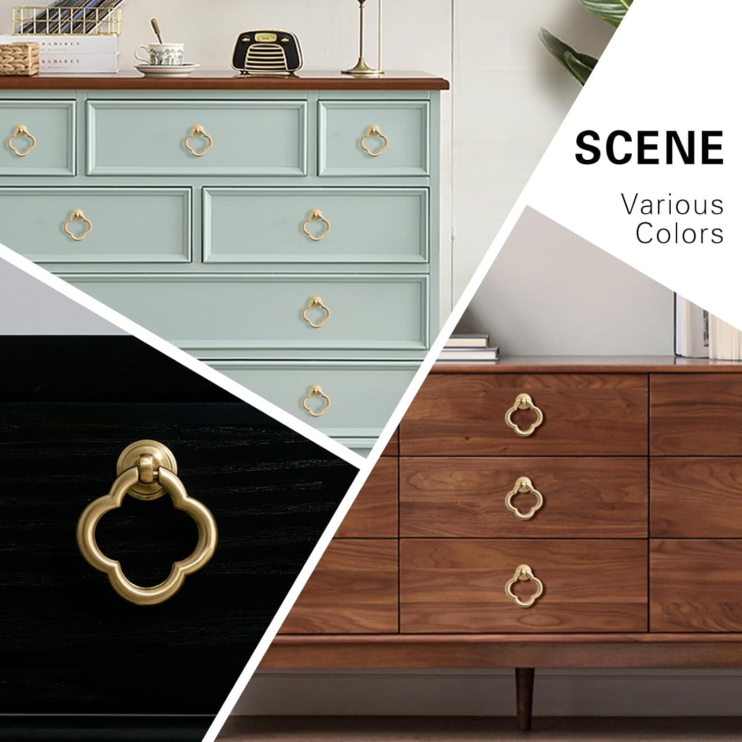 Cupboard Knobs Cabinet Knobs Drawer knobs, Zinc Alloy Gold Knobs for Dresser, Cupboard Knobs for Kitchen, Bathroom (Style C-16)