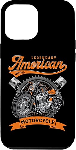 iPhone 12 Pro Max Retro Legendary American Riders Motorcycle Mens Biker Case