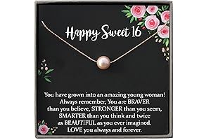 14K Rose Gold Filled Blush Peach Pearl Necklace: A Timeless Quinceañera Jewelry Heirloom