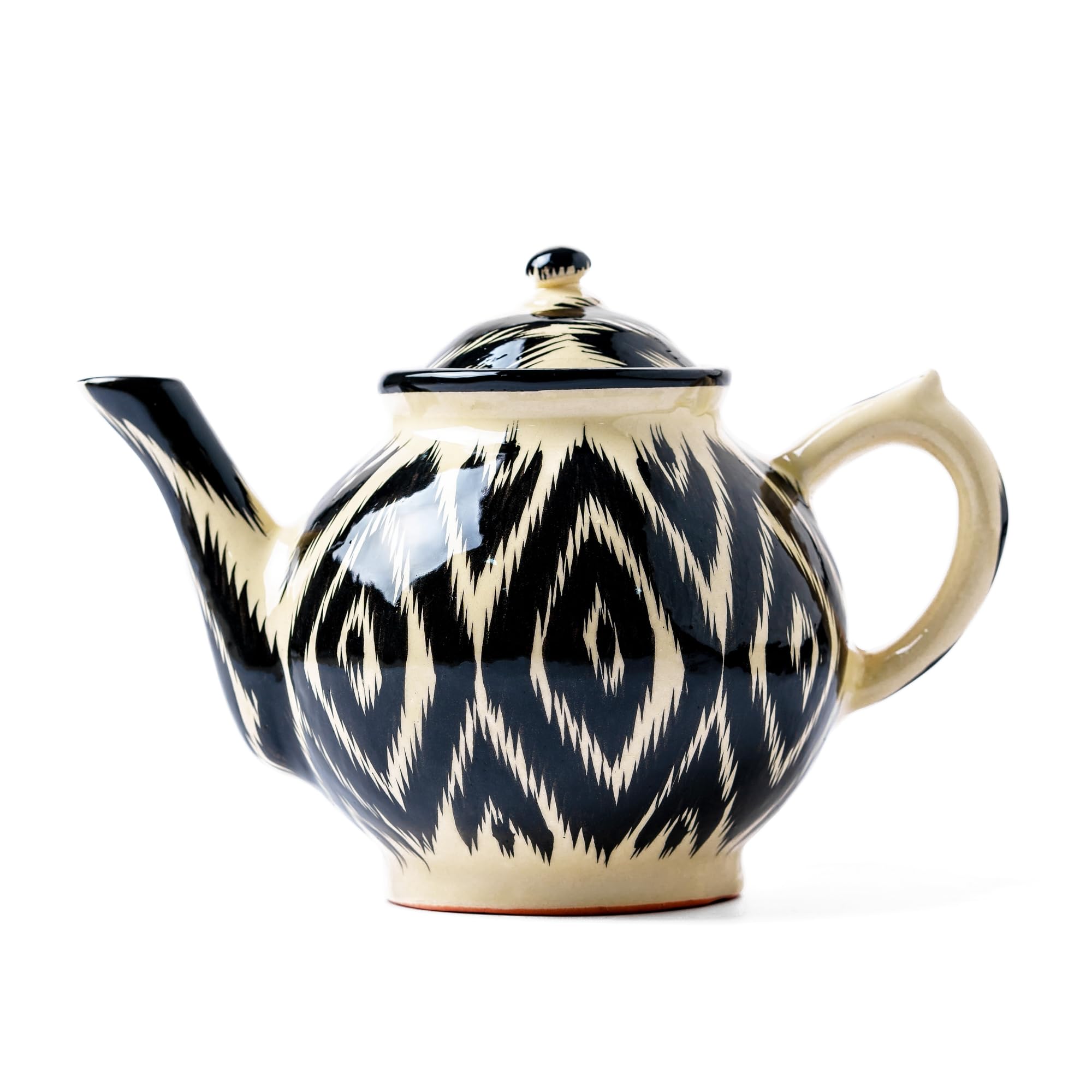 ティーセット　ウズベキスタン　陶器　ハンドメイド ウズベキスタンの伝統的なティーセット カラフル ハンドメイド