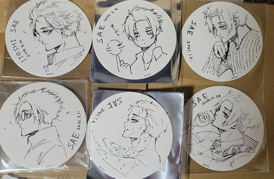 Amazon.co.jp: ブルーロック 原画展 コースター タワレコ 冴