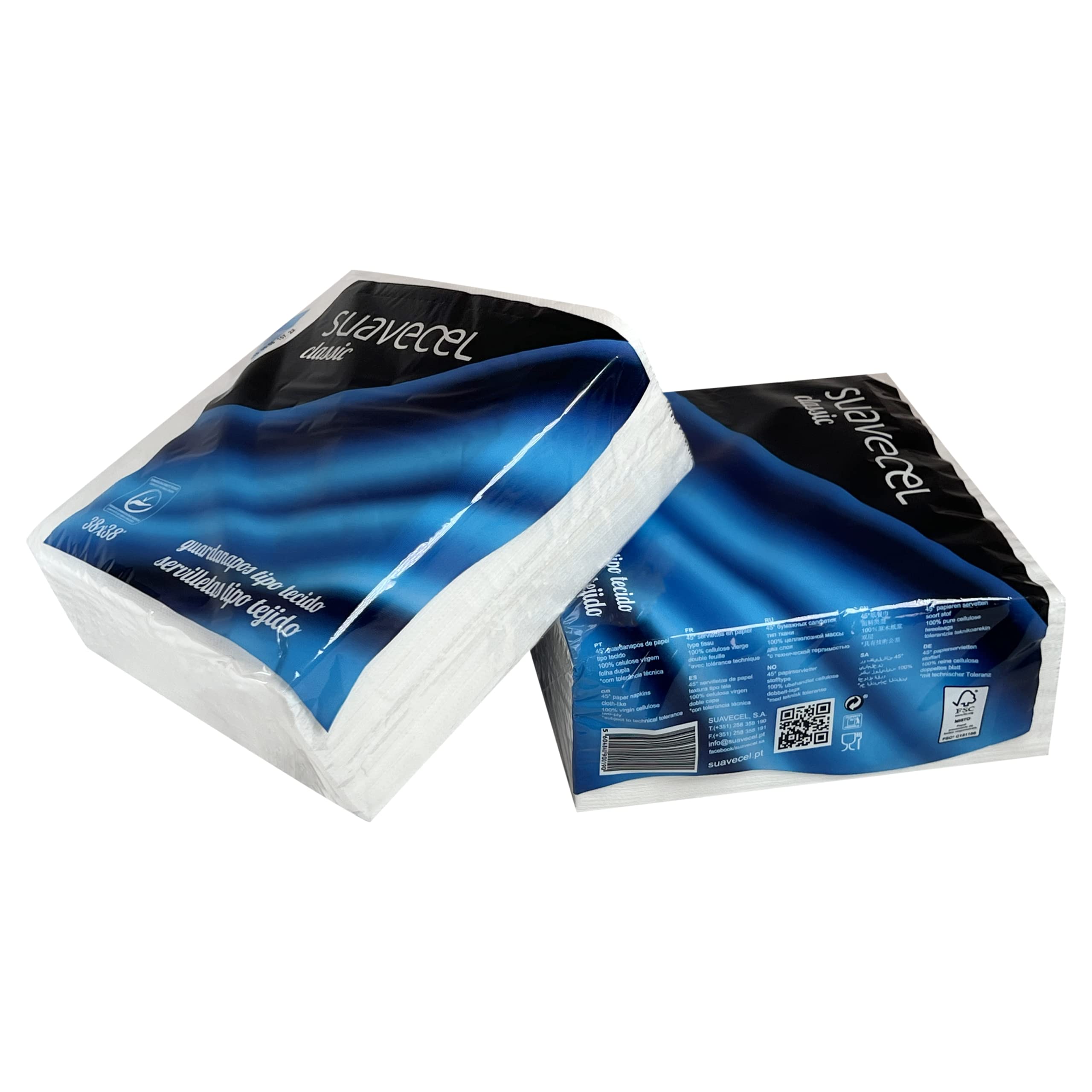 Servilletas de Papel 33x33 cm 4800 unidades (48 paquetes de 100 unidades)