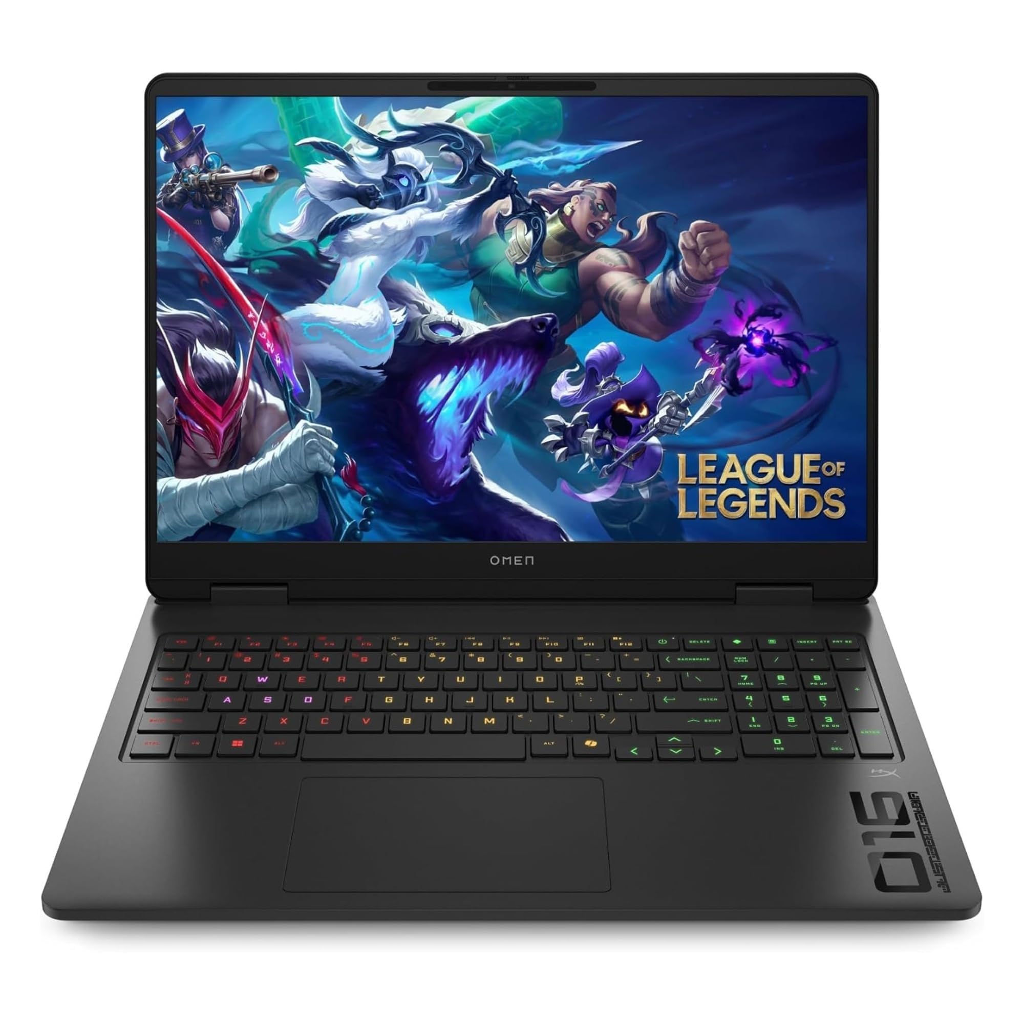 HP OMEN 16-ap0008slx, Notebook, AMD Ryzen 9-8940HX, 16 GB RAM, 512 GB SSD, NVIDIA RTX 5060 8GB, 16" 2K IPS 144Hz, Laptop, 1080p TNR IR Privacy Cam, FreeDOS 3.0, Portatile, Nero
