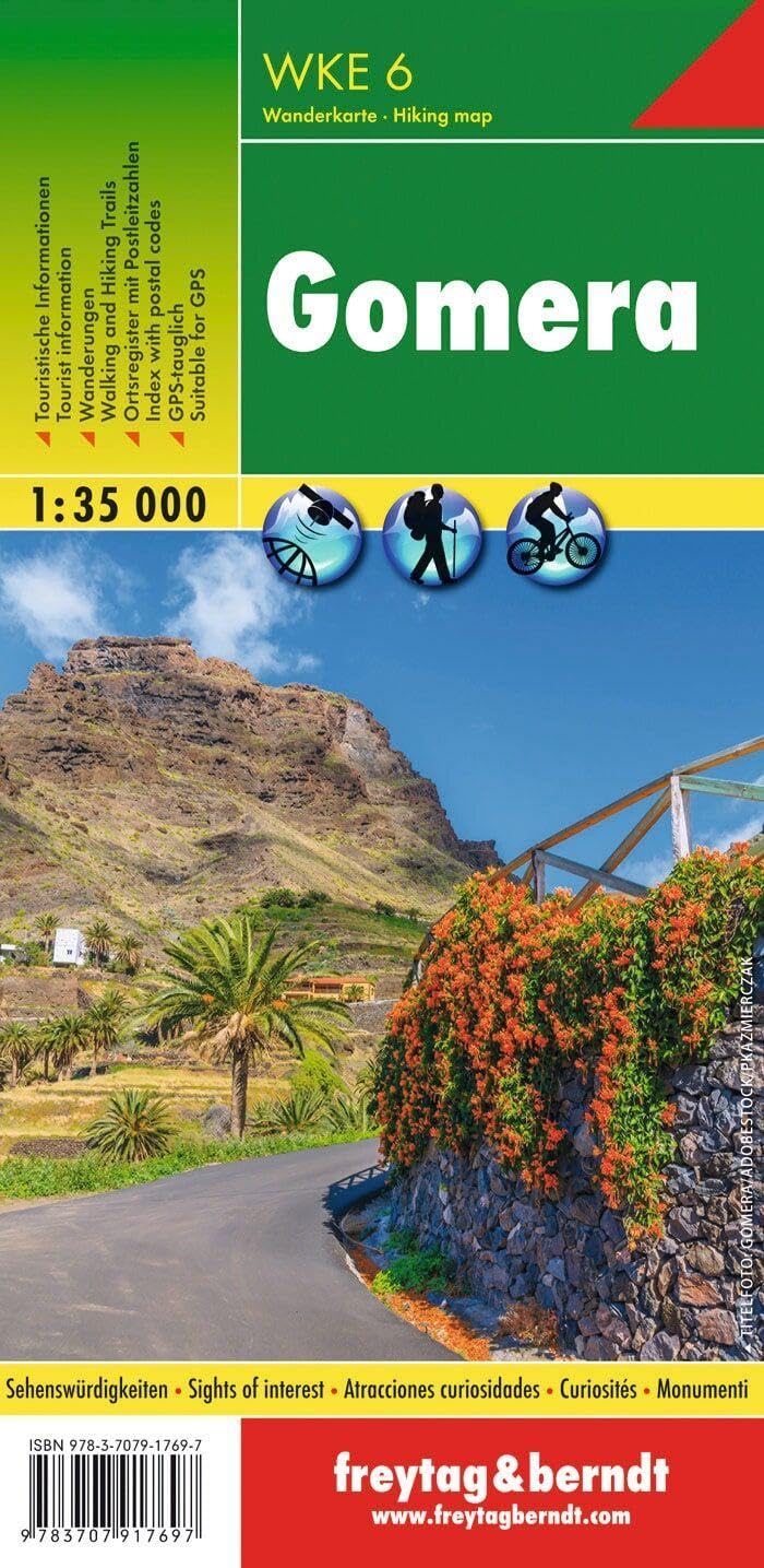 Gomera: wandelkaarten 1:35 000