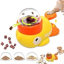 Dog Treat Dispenser Toy Interactive,Slow Feeder for Dogs with Duck Shape,Slow Feeding Toy for Dogs,Interactive Dog Toy,2 in 1 Toy with Feeders