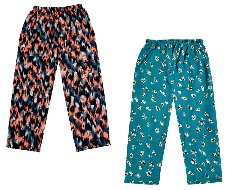 Image of IndiWeavesGirls Crepe Printed Loose Capri 3 /4th Pants