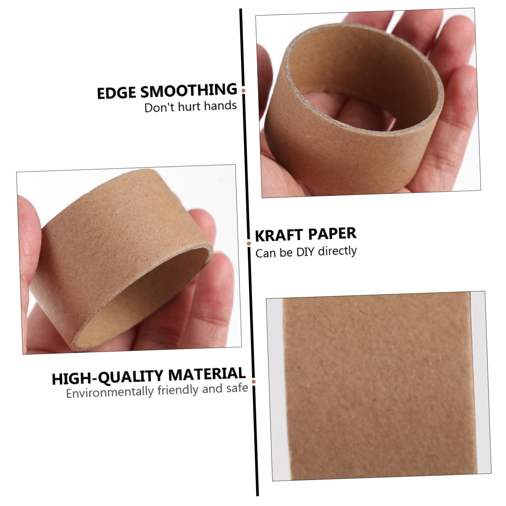 SEWACC 2sets Large Cardboard Tubes Round Paper Rolls for Boys and Girls DIY Craft Projects 100/pack 20pcs*2