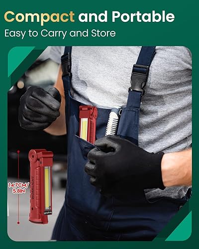 Vista 9 de Coquimbo Herramientas de regalo para hombres, papá, marido, luz LED recargable, accesorios para parrilla, linterna magnética con gancho para colgar