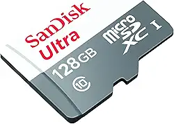 SanDisk Cartão microSDXC Ultra SDSQUNS-128G-GN6MN 128GB 80MB/s UHS-I Classe 10