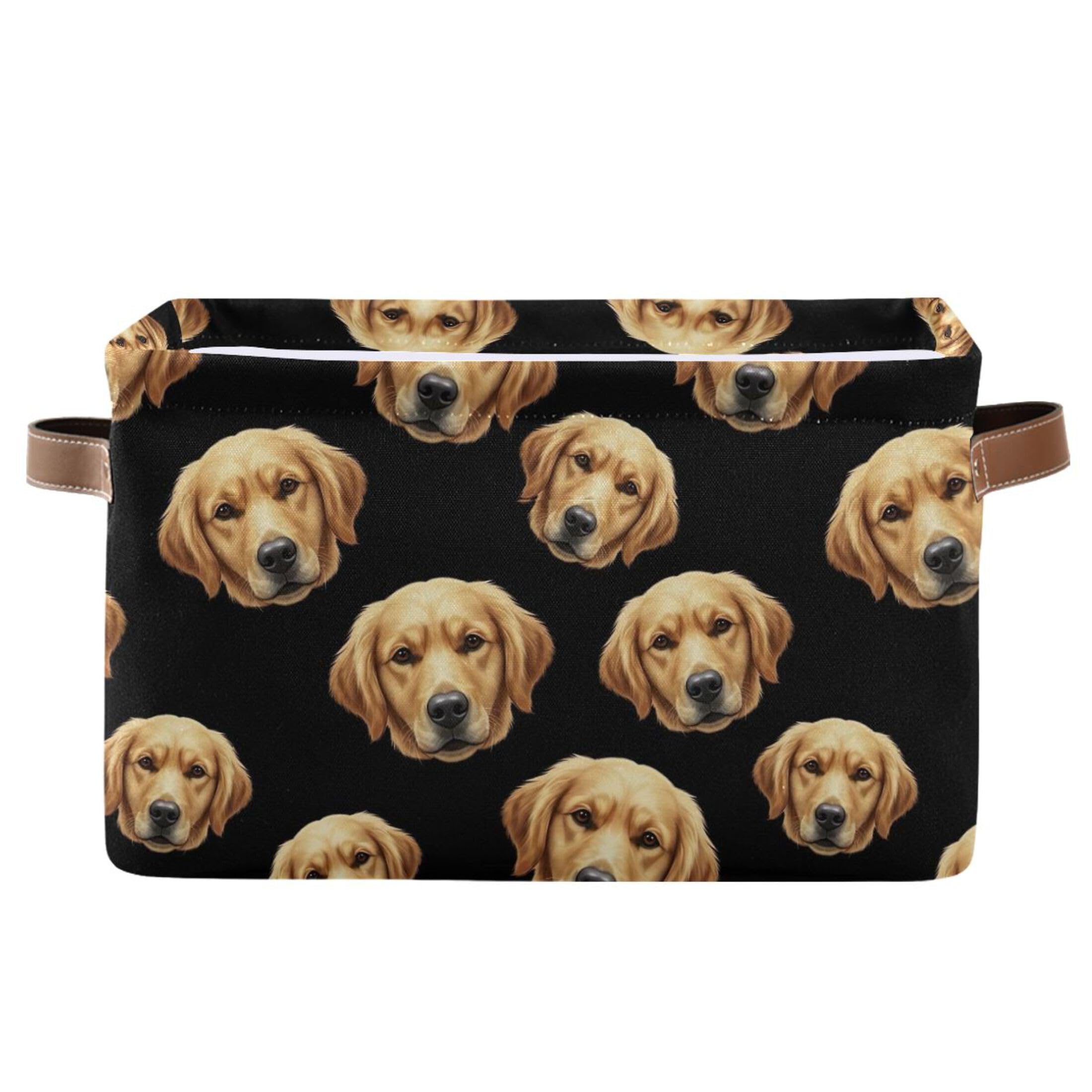 Boîte de rangement cubique motif chien pour organiser la chambre et le bureau