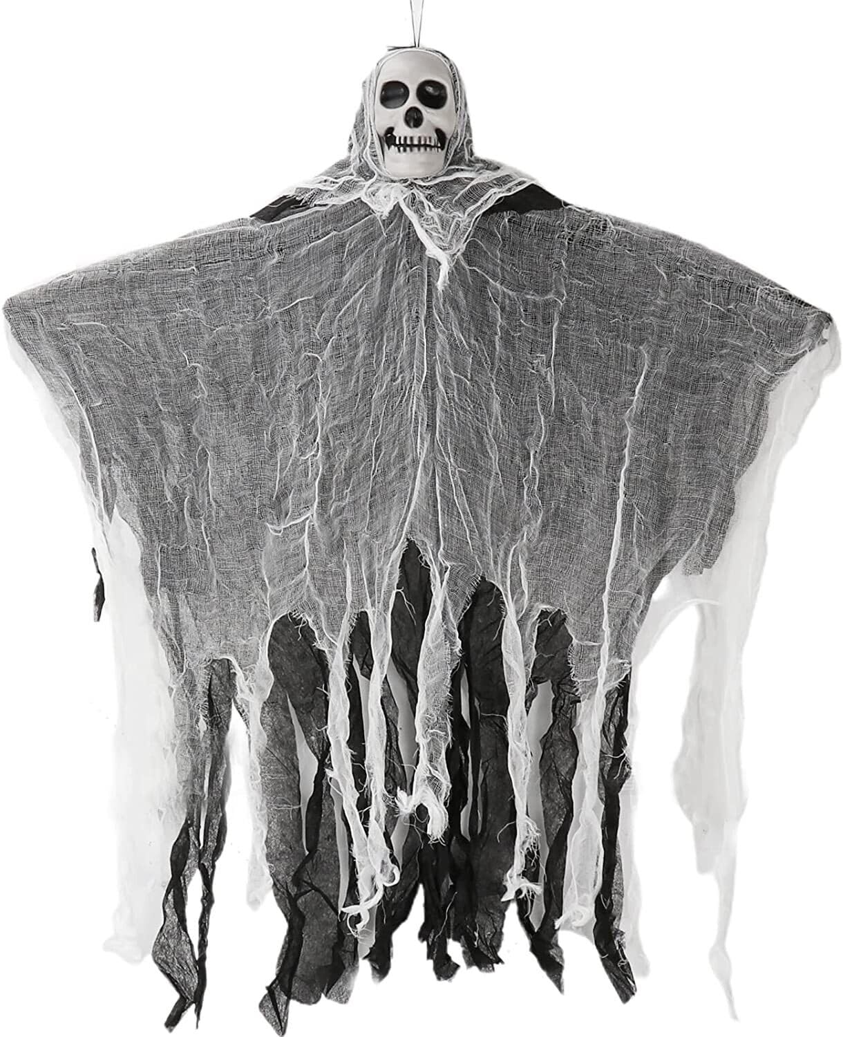Accessotech Halloween Decorations Large Floating Skeleton Prop Outdoor Hanging Spooky Ghost Ornament