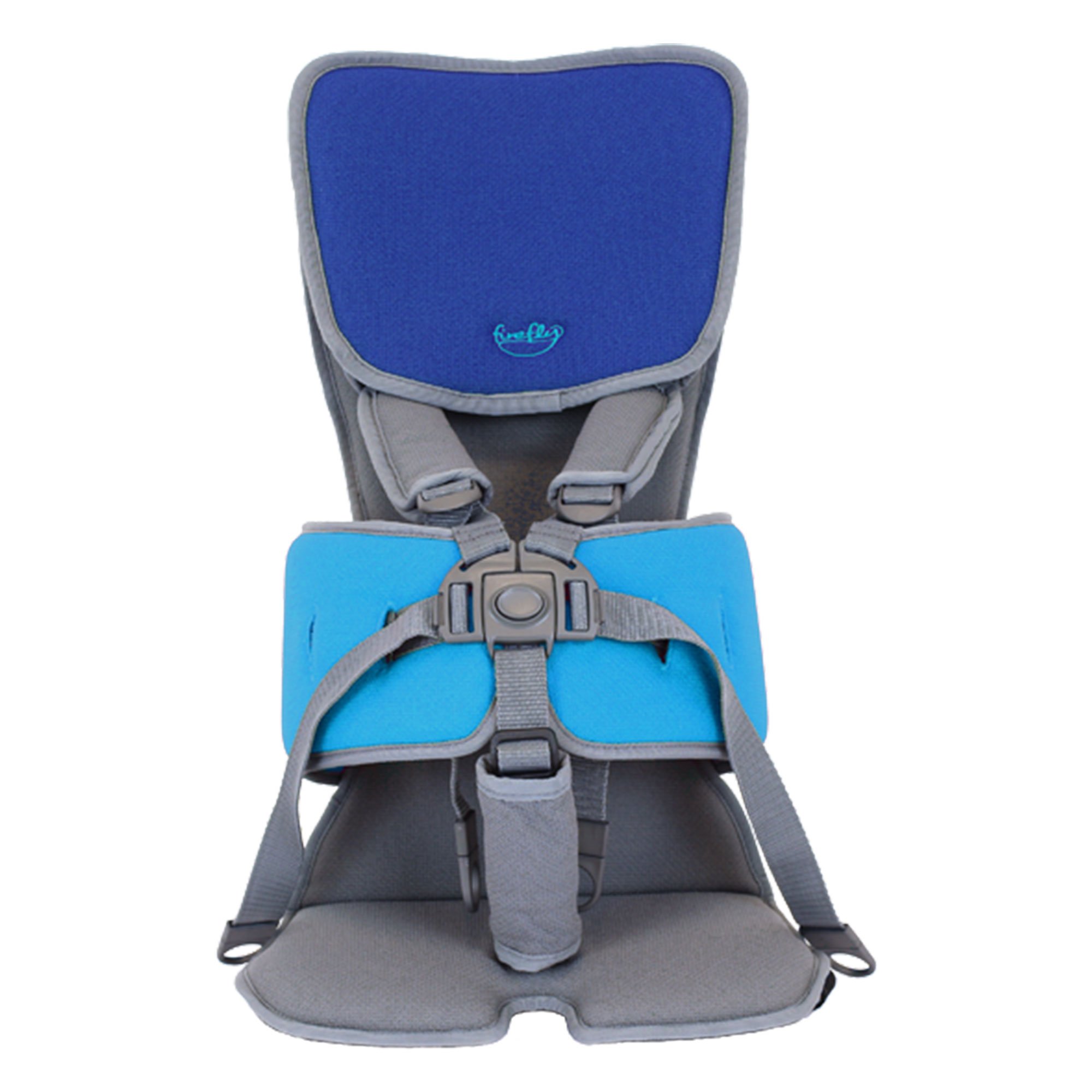 Firefly by Leckey GoTo Postural Support Seat - Lightweight Portable Supportive Seat for Children with Special Needs – Standard Headrest - Blue, Size 1