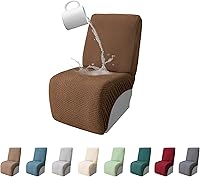 Vista 483 de Fundas 100% impermeables para sofá reclinable seccional, fundas para sofá reclinable en forma de L, funda para sofá seccional de esquina