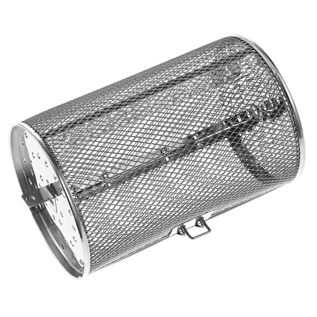 Milisten Jaula para Asar Giratoria de Acero Inoxidable para Horno