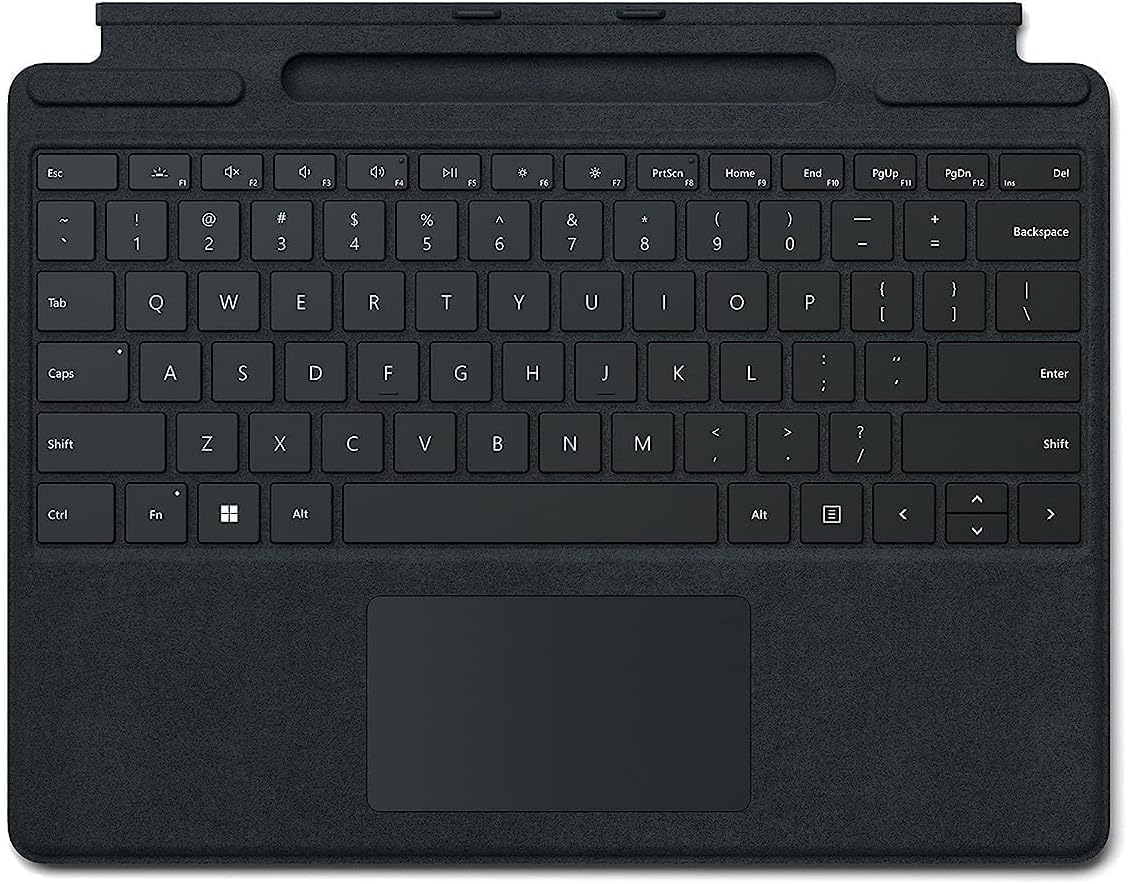 Microsoft Surface Pro 9, 8 or X - Signature Type cover - Black
