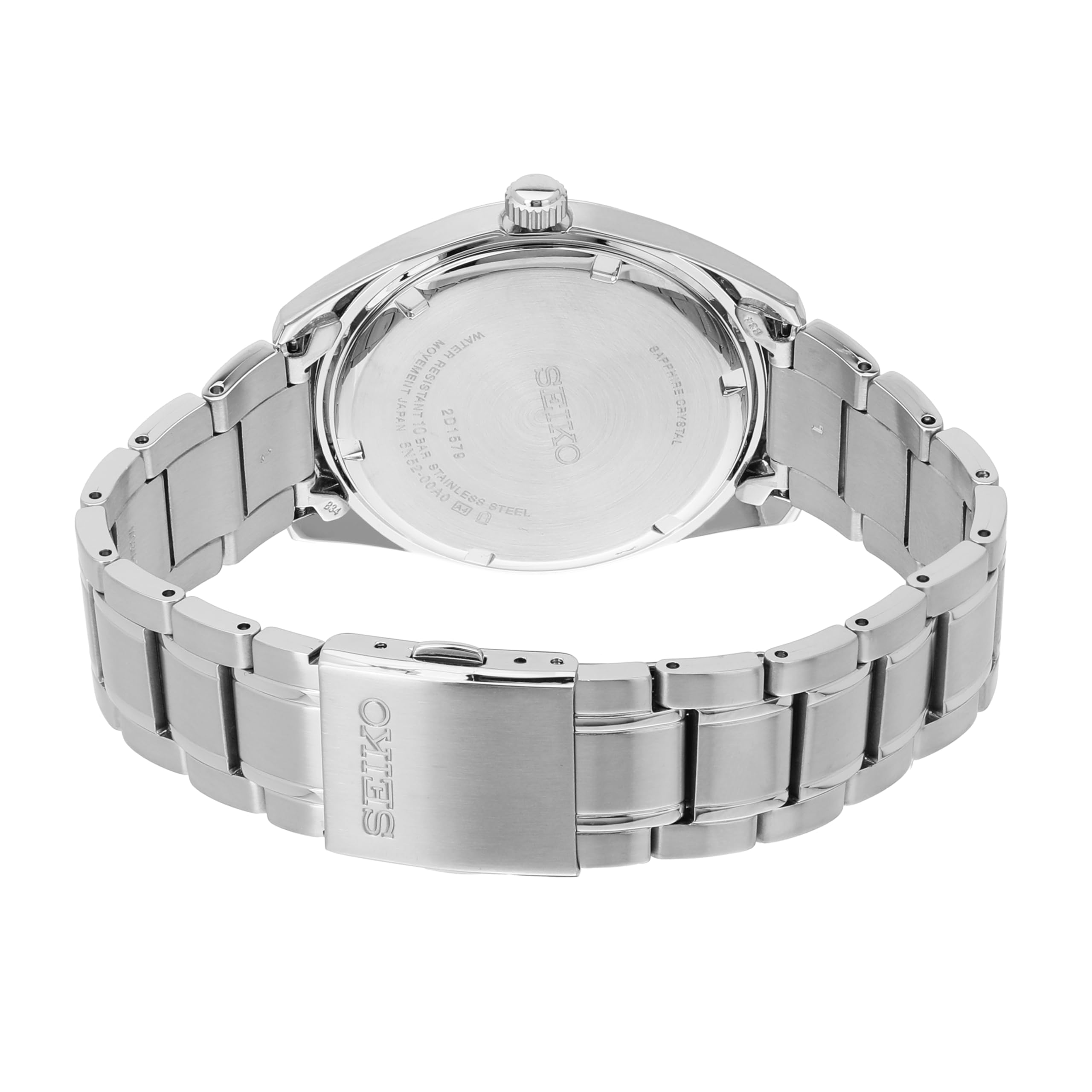 Seiko Quarz Herren-Uhr Edelstahl mit Metallband SUR307P1
