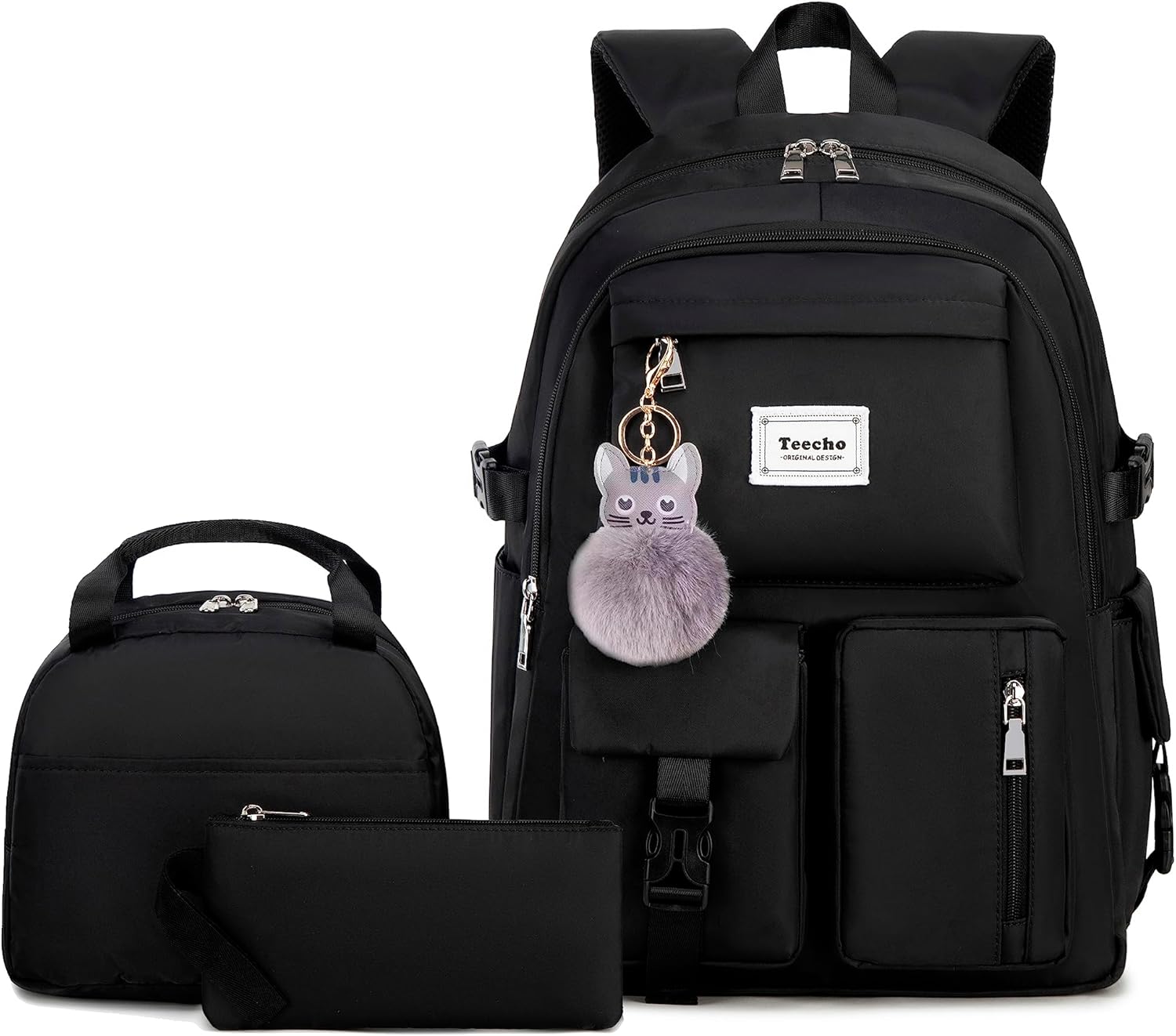 Teecho Waterproof School Backpack Set for Girl Fashion