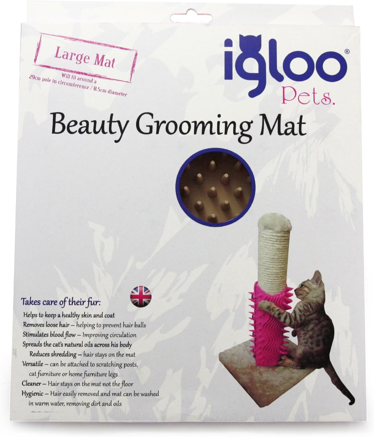 Igloo Pets Beauty Grooming Mat, Large, Beige