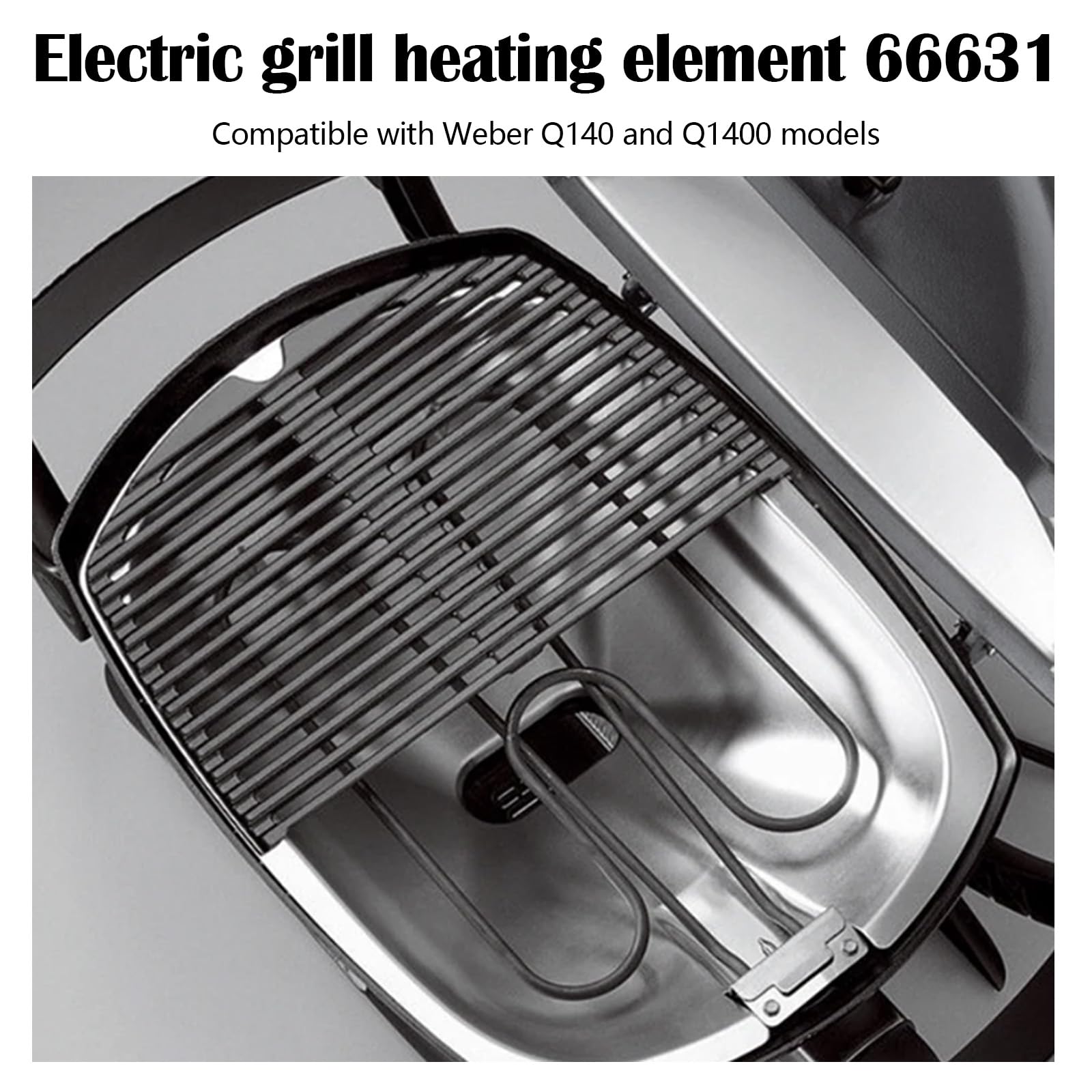 éLément Chauffant Rechange Pour Weber Barbecues éLectriques Q140 Et Q1400 Séries 66631 80342 80343 65620 éLément Chauffant En Acier Inoxydable Résistance De 230V 2200W