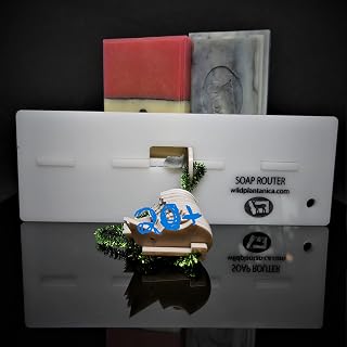 Soap Router Edge Cutting Tool for Handmade soap - 5" Bed - Tall and Skinny, Round Bars, 22 Different Unique Designs