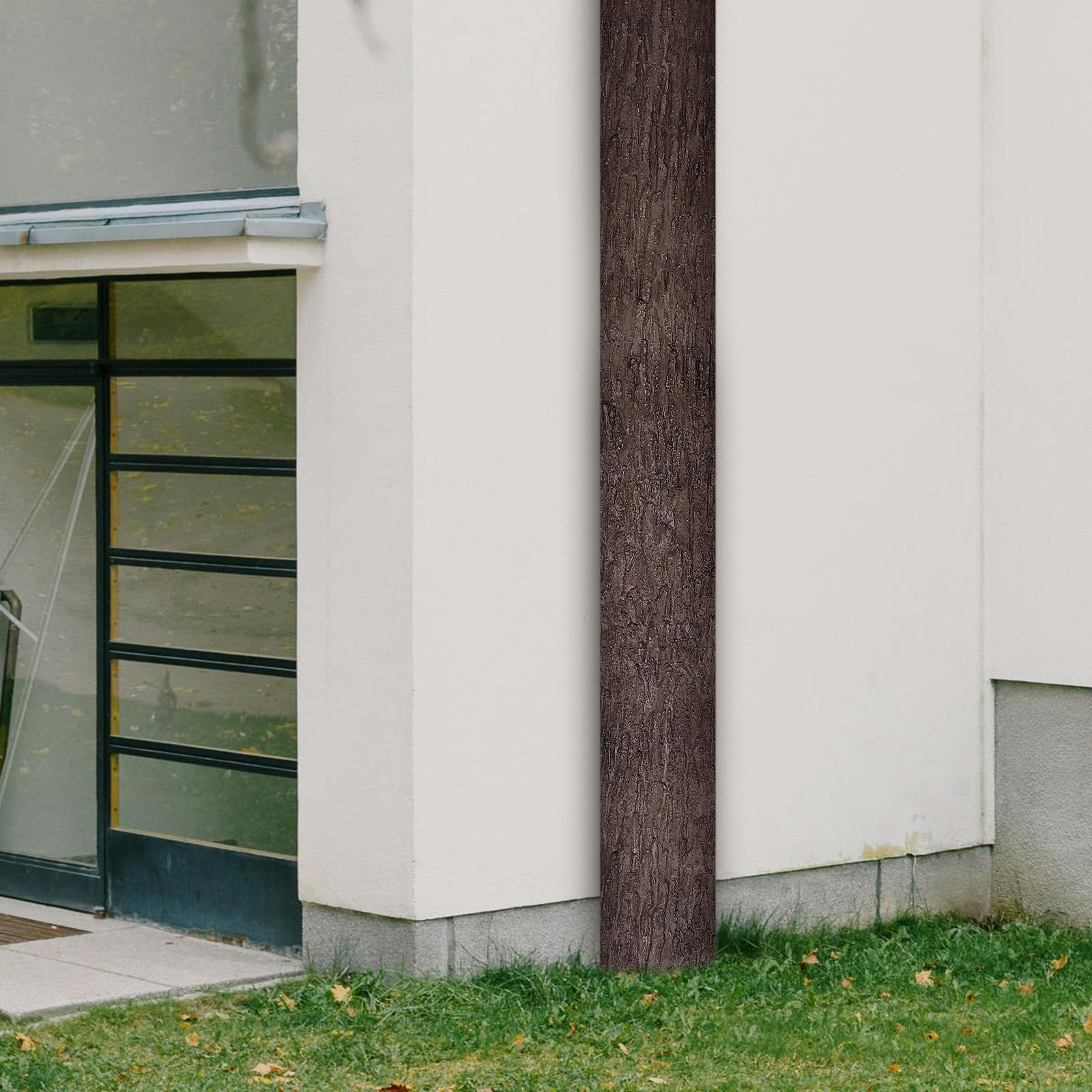 OUNONA Décor Amovible en Écorce d'arbre Artificielle en PVC Léger et Coupable pour Murs et Tuyaux, pour Projets Créatifs DIY en Extérieur
