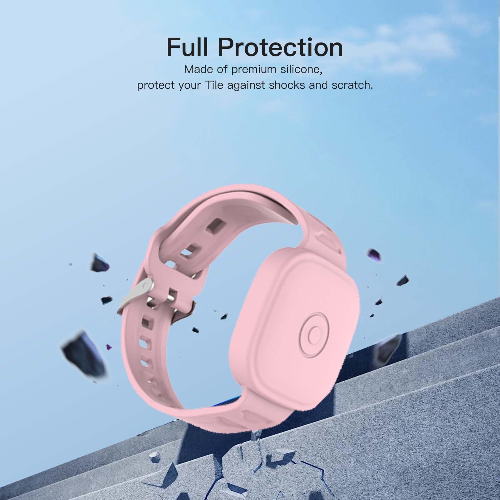 Tile Mate Kinder Armband Für Tile Mate, Wasserdicht, Versteckt, Kinder  Armband, Fliesenmate Halterung, Weiche Silikon Fliesen Mate Hülle Für Kinder /Jugendliche/ältere Menschen (Pink+Grün), 2 Stück