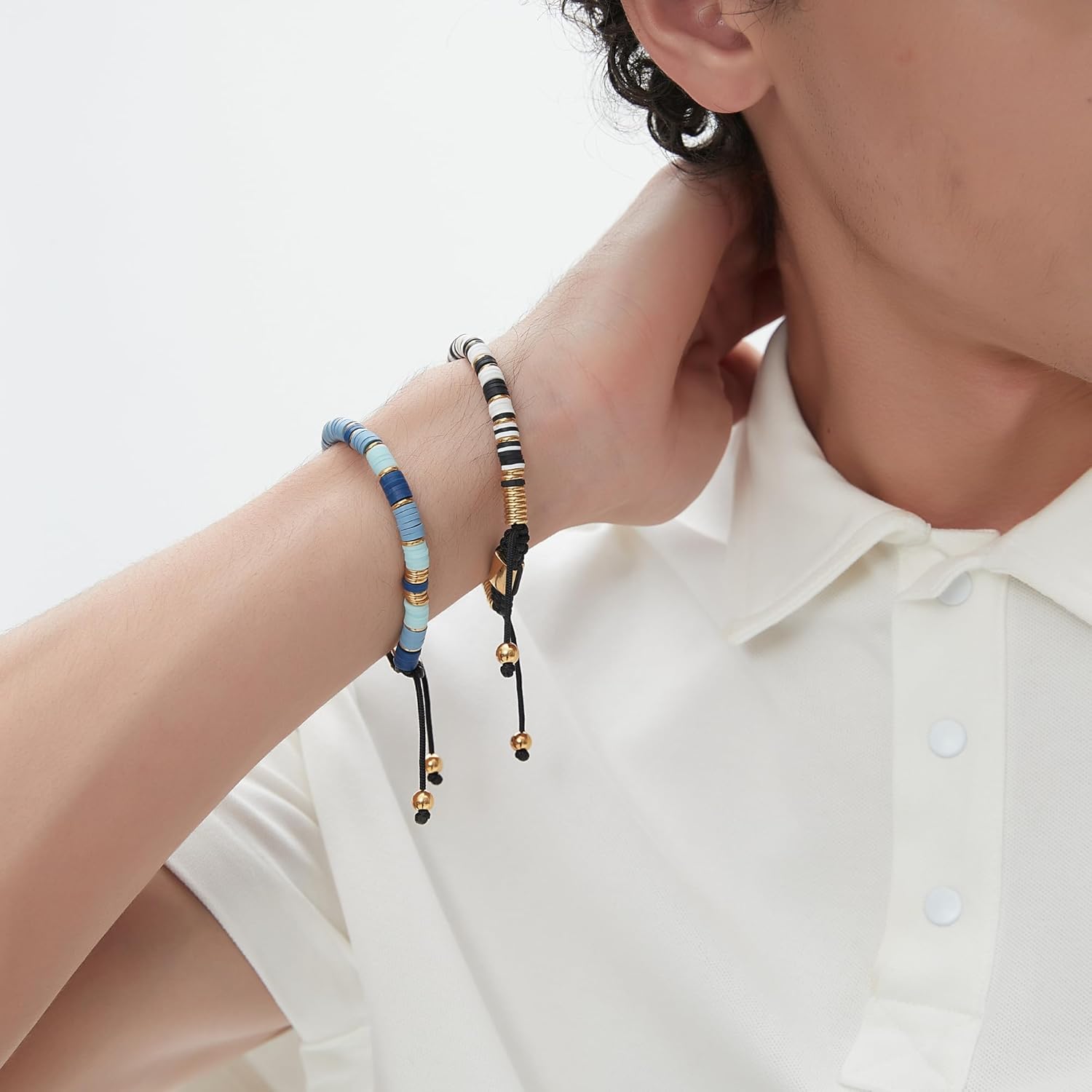 Gold-Plated Bracelets for Men 18K Gold Plated Franco Link Chain Stainless Steel Bracelet Adjustable Bracelet Mens Jewelry Birthday Gift - Image 7