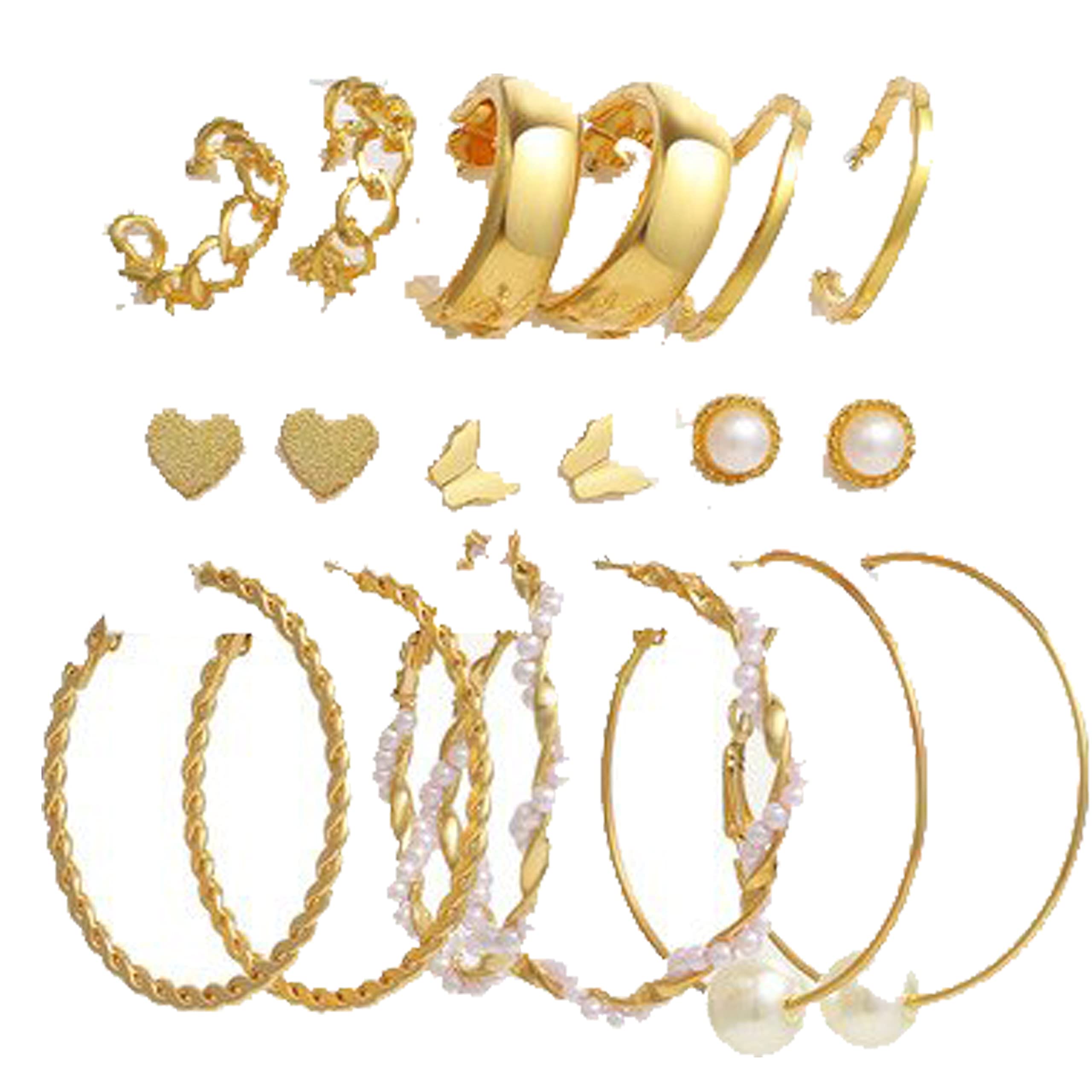 See full amazon price history chart for Fashion Frill Delicate Heart Earrings For Women Gold Plated Buterfly Heart Hoop Drop Earrings For Women Girls Western Stylish Latest Fancy Earrings Set Combo 9 Pair Of Earrings Fashion Frill Delicate Heart Earrings For Women Gold Plated Buterfly Heart Hoop Drop Earrings For Women Girls Western Stylish Latest Fancy Earrings Set Combo 9 Pair Of Earrings (B0BBMVNLN8) Amazon Price History, Amazon Price Tracker