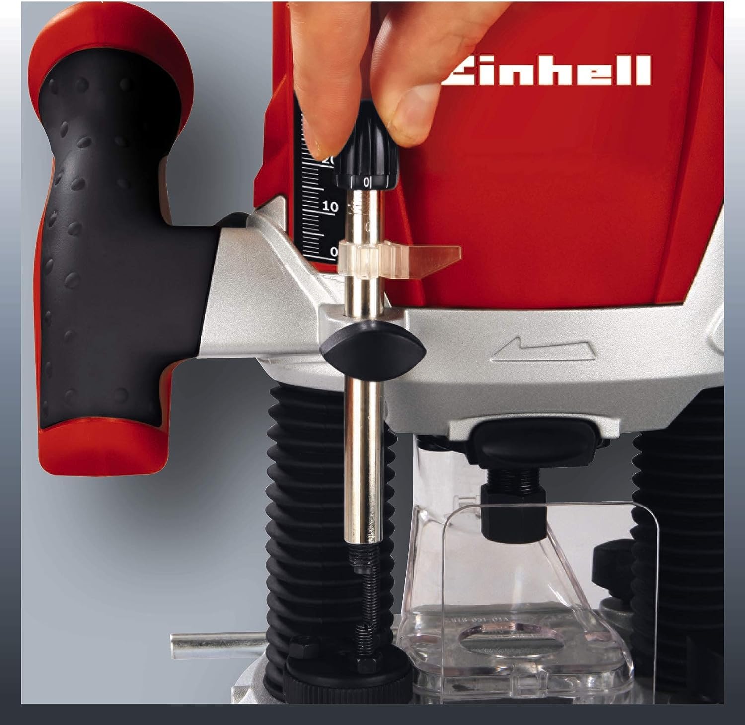 Einhell Défonceuse TE-RO 1255 (1200 W, Longueur du câble d'alimentation : 3 m, Revêtement SoftGrip, Livré avec accessoires)