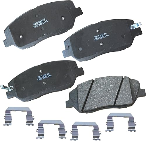 Miniatura 190 de Pastillas de freno delanteras cerámicas Bendix Premium SBC11 para modelos seleccionados Dodge Dart, Ford Fairlane, Falcon, Sedan Delivery, Mustang