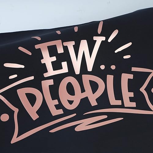 Miniatura 2 de guangyintong - Vinilo de transferencia térmica de PU para camisetas 12 pulgadas X 8 pies, rollo elástico brillante (oro rosa B4)