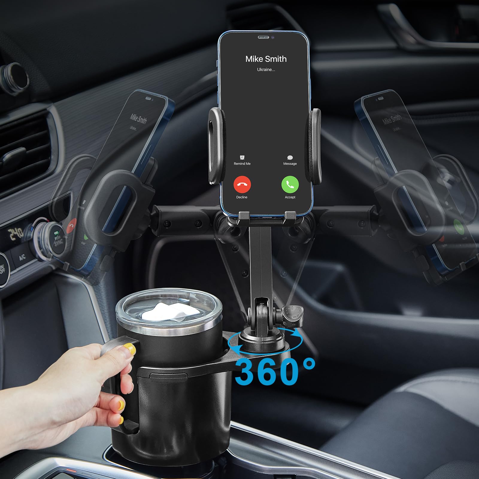 Magsafe Charger Cup Holder Best Phone Mount For Car With Wireless