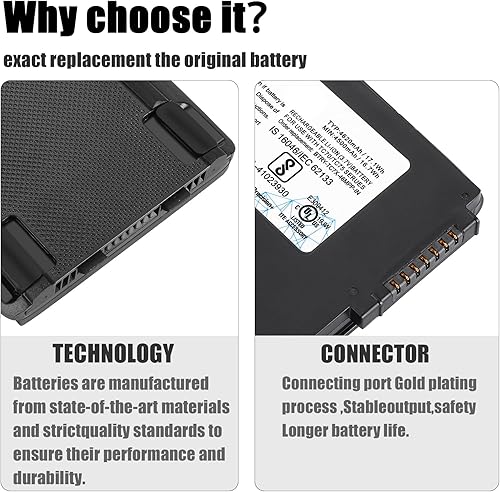 Miniatura 4 de 4620mAh Baterías de repuesto para Zebra para Symbol TC77 TC70 TC75 TC72 TC70X BT-000318 82-171249-01 82-171249-02 BTRY-TC70X-46MA1-01