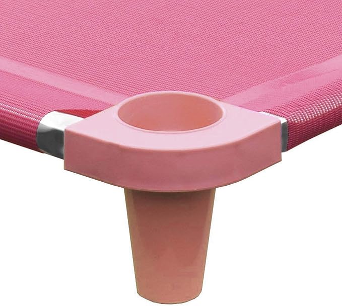 Cuna Toddler Acrimet portátil para niños rosa miniatura 4