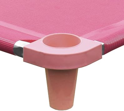 Acrimet Toddler Cot Bed for Kids, Travel, Day Care, 52 x 21, Pink, 1 Pack