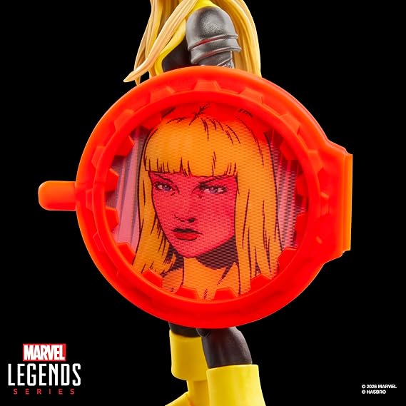 Marvel Efsaneler Serisi Gizli Savaşlar Magik, Retro X-Men ve Yeni Mutantlar Çizgi Roman Koleksiyon 15,5 cm Aksiyon Figürü Mercek Kalkanı ile