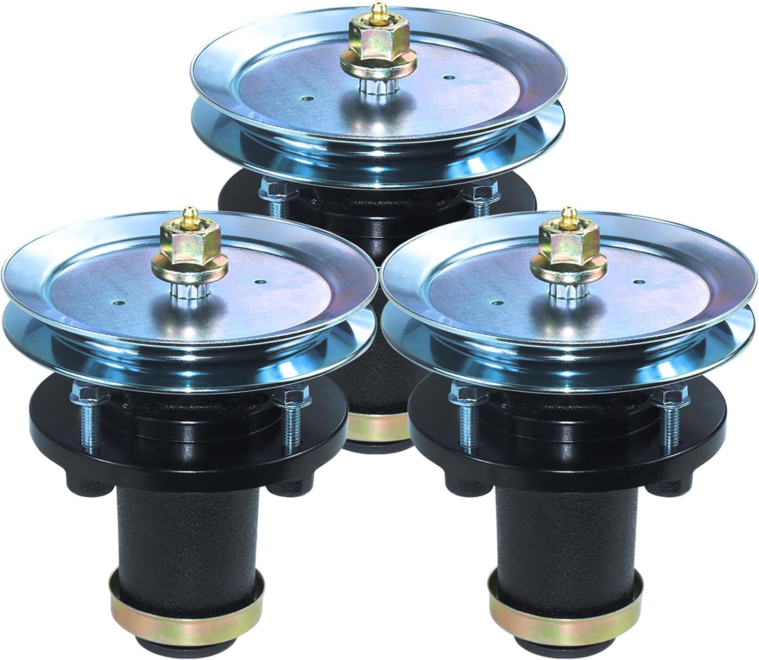 539131898 Spindle Assembly with 539113300 Spindle Pulley Replaces Spindle 539131898 for Husqvarna 61" Decks, Husqvarna MZ61, MZT61, MZ6128, MZ 61, MTZ 61, FD 61, MZ 6128 ZT Zero Turn Mowers