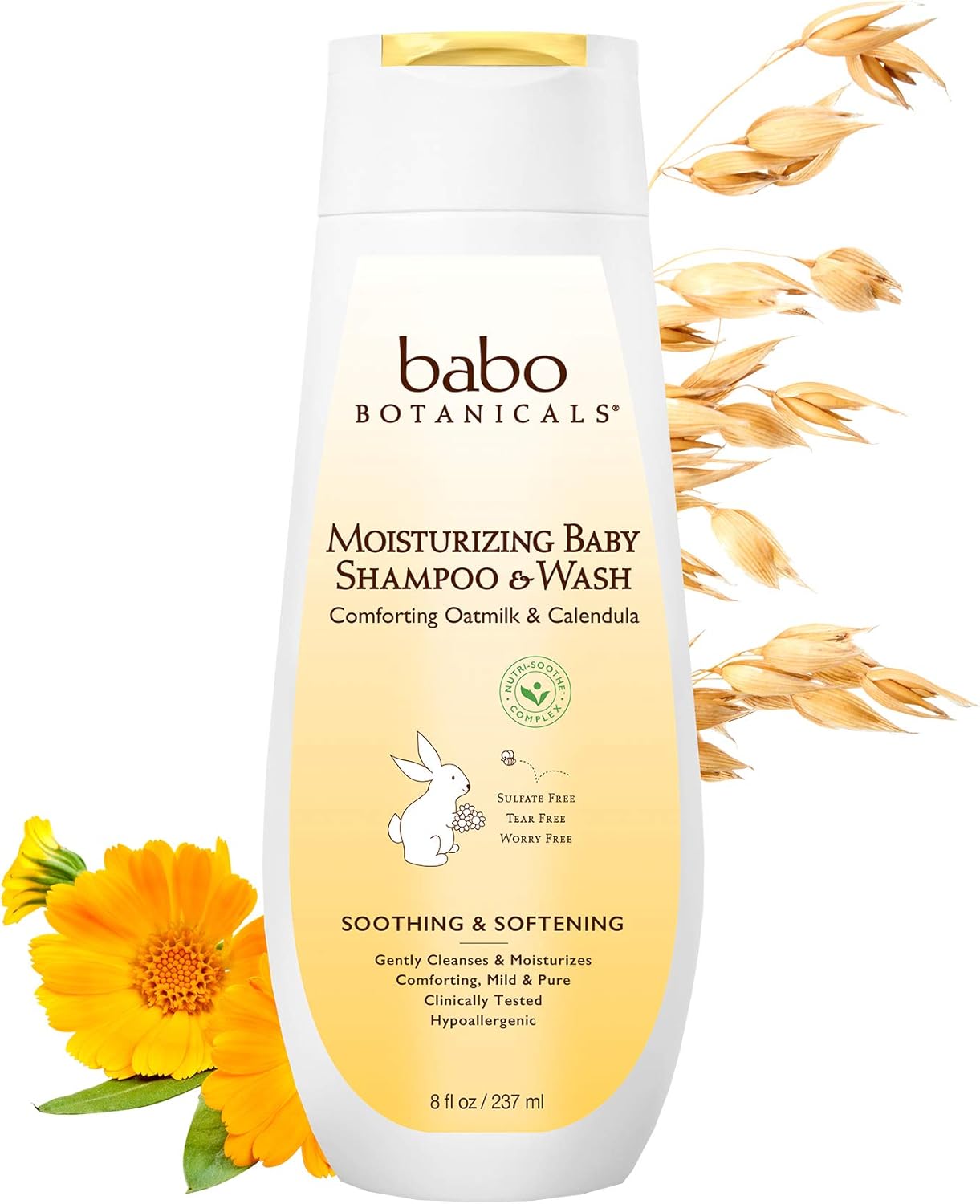 Babo Botanicals Moisturizing PlantBased 2in1 Shampoo