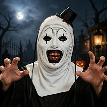 YU FENG Halloween Full Face Masks for Adults, Latex Clown Monster Masks