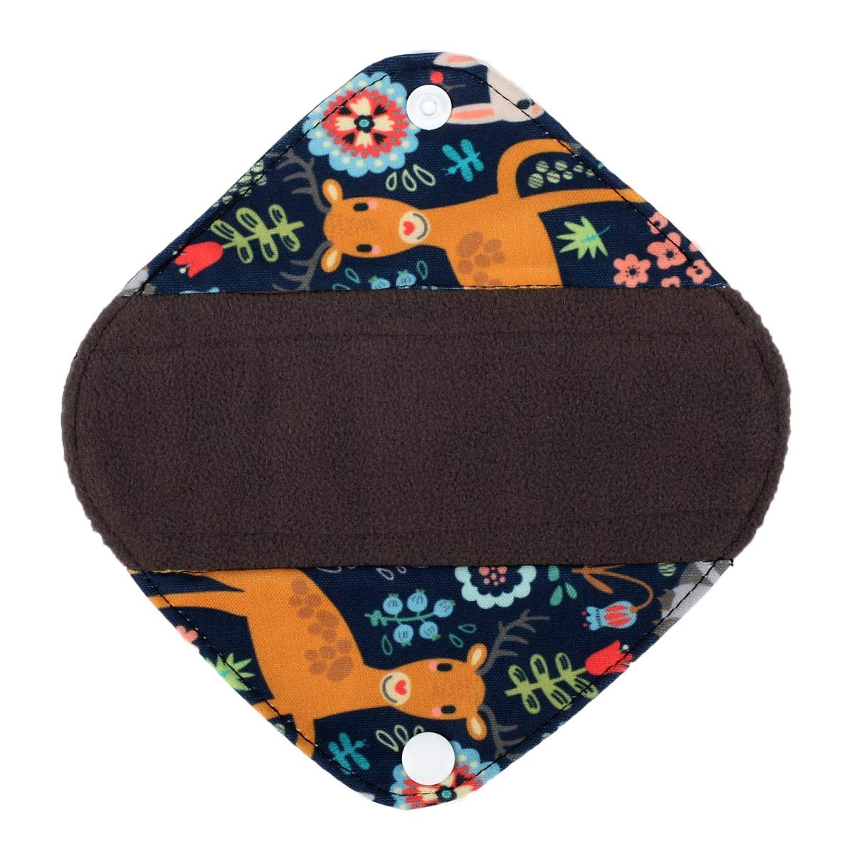 5 Cloth Menstrual Pads 1 Wet Bag XS Panty Liners Reusable Washable (Blue Feather Down, XS Panty Liners)