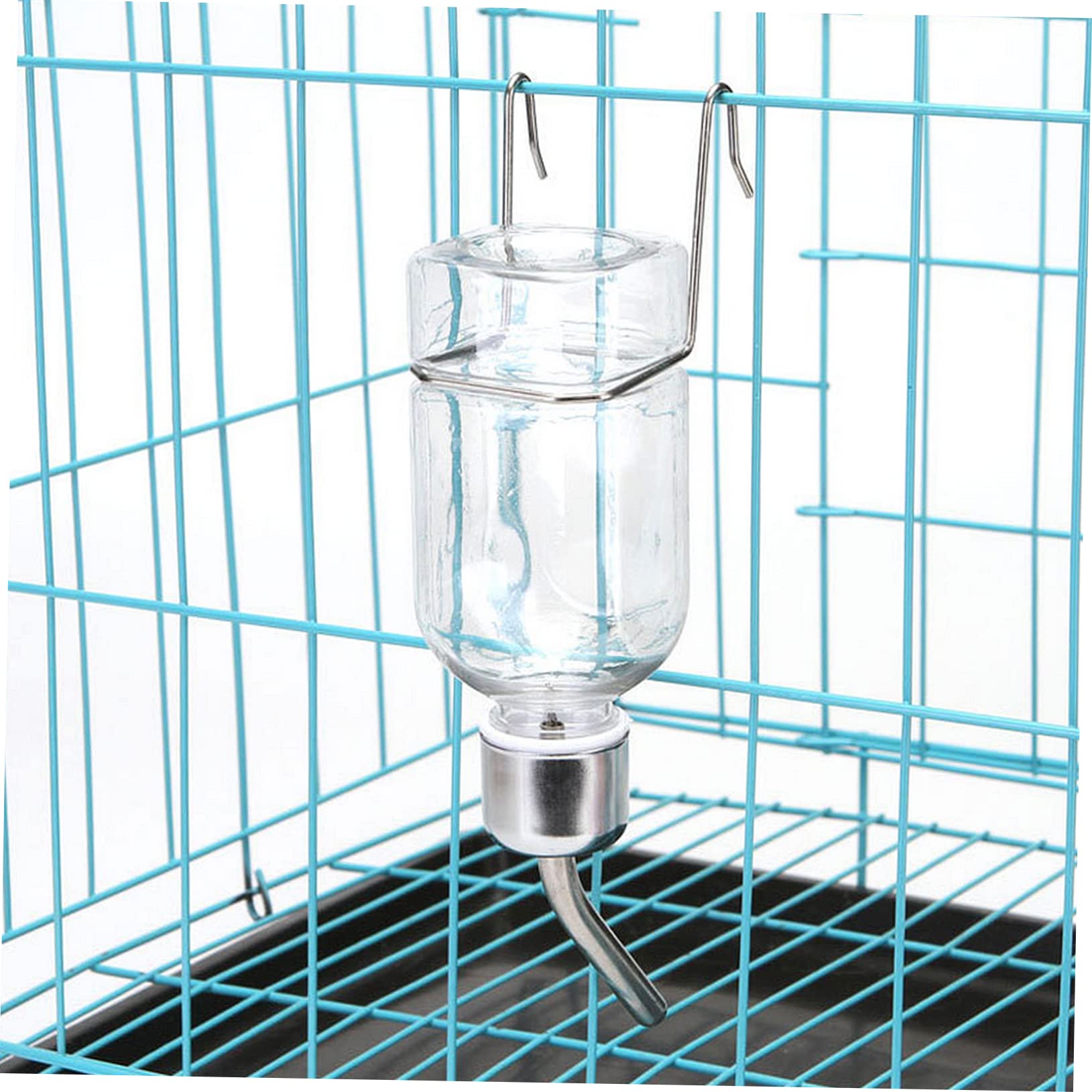 DOITOOL 6piezas Botella De Agua Colgante para Bebedero Automático para Conejos y Hámsteres Dispensador De Agua Antigoteo Accesorio De Cuidado Animal