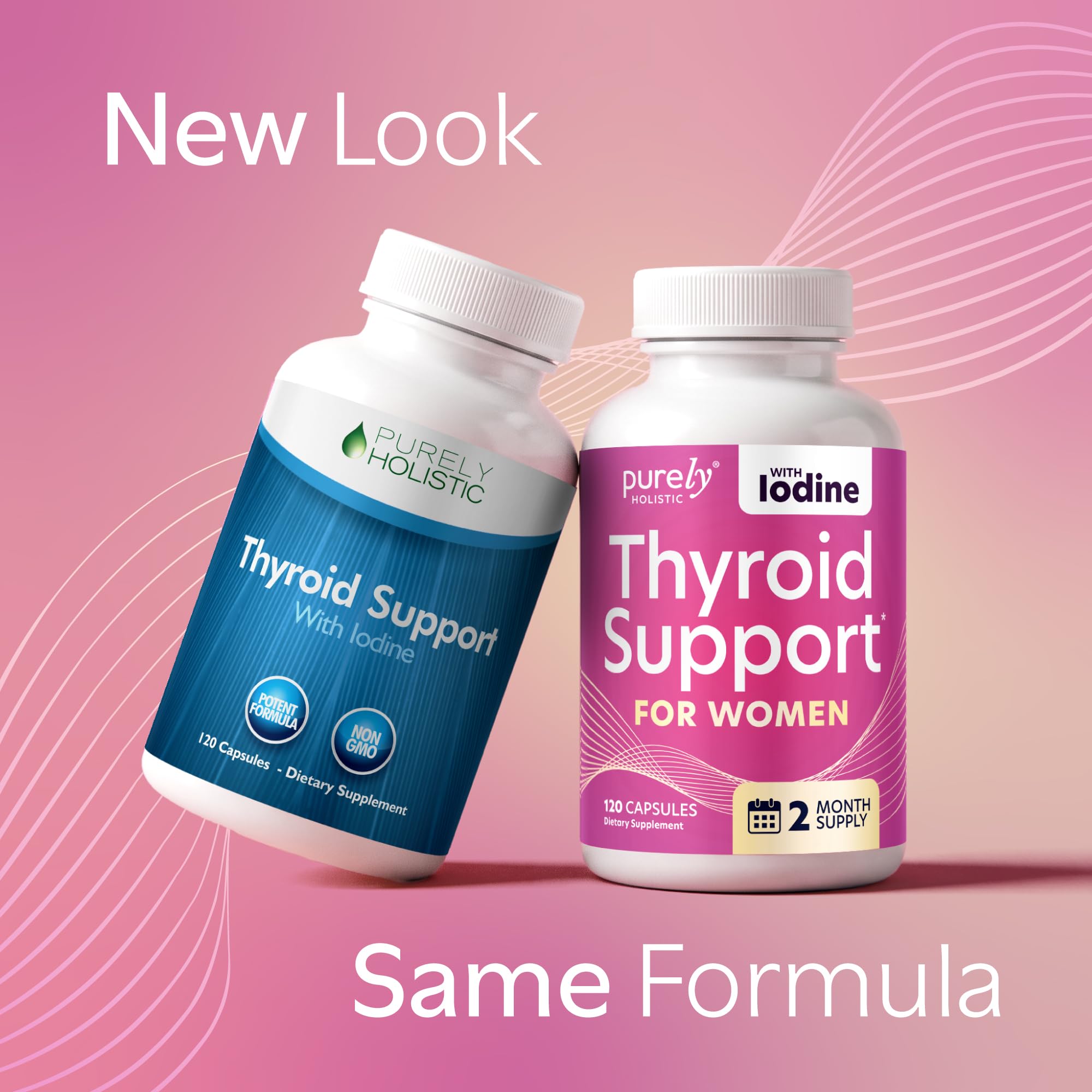 Thyroid Support for Women, Iodine Supplement + Zinc Selenium & L-Tyrosine — Amazon image 2