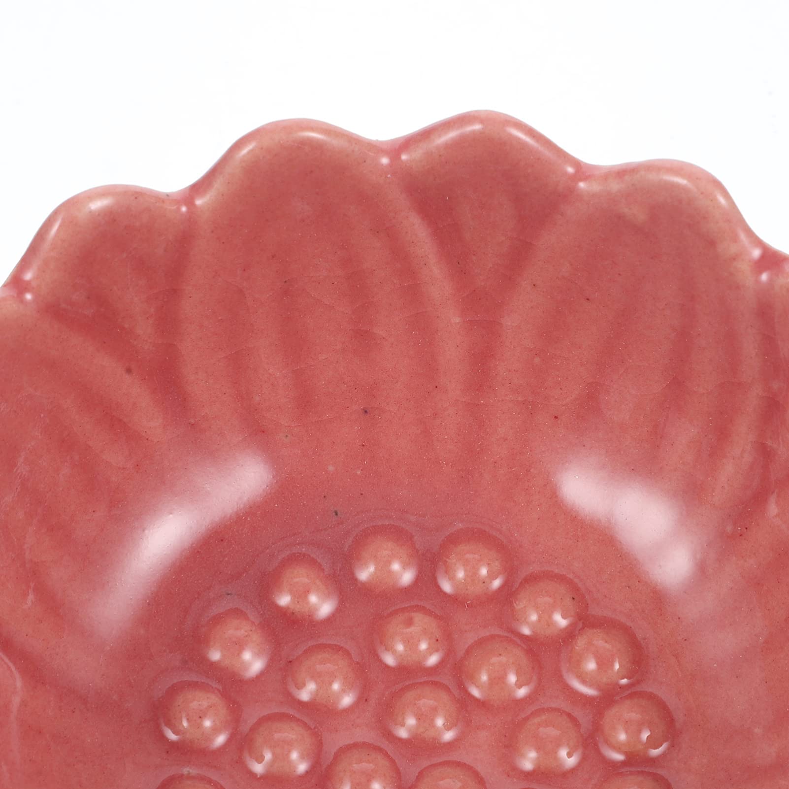 kominek aromaterapeutyczny, Kominek do olejków Lotus Podgrzewacz wosku Ceramiczny świecznik typu tealight zapachowy Delikatny podgrzewacz świec Dyfuzor(Roze)